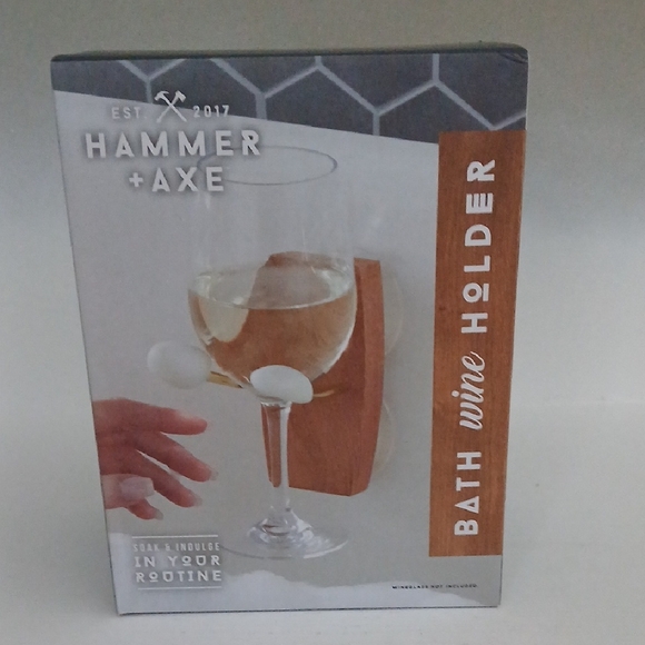 hammer + axe Other - Hammer + Axe Bath Wine Holder